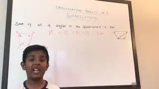 Finding missing angles in a quadrilateral