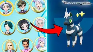 Alle Mentoren, Tausch-Pokemon und Items freischalten in Pokemon Karmesin & Purpur