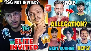Team Elite Invited in Tri Series not TSG 😳 Who is Best Rusher in India?😱 Fozyajay Reply on Matter?🚨