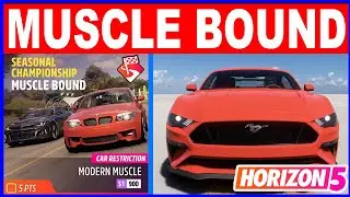 Forza Horizon 5 MUSCLE BOUND Seasonal Championship - Car Restriction Modern Muscle S1-900