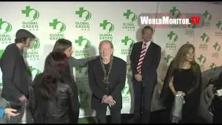 Willie Nelson, Johnny Knoxville Global Green USA's 10th Annual Pre Oscar party