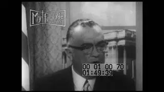 1958 Senator Kenneth Keating Interviews FBI Director J. Edgar Hoover