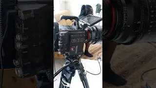 Red Raven 4.5K Cinema Camera Xeen 35MM Cine Lens SmallRig Tripod Accra Ghana Filming Commercial.