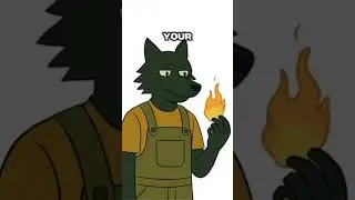how to make fire in a post-Apocalyptic world  #viral #viralshort #animation