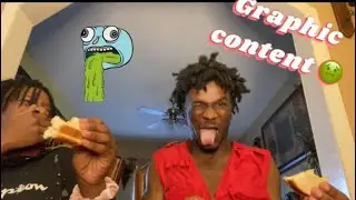 Trying weird food combos🤢(graphic content)
