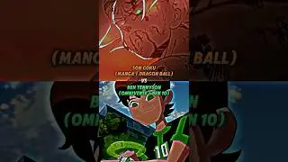 Son Goku (Dragon Ball Manga) Vs. Ben 10 (Omniverse) | Battle | #ben10omniverse #goku #dragonball