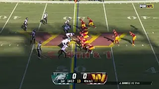 Josh Sweat's run stuff ends Commanders' opening drive with a turnover on downs