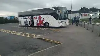 Coopers Tours R777 JCS, Caledonian Travel YJ16 EJC And NH15 NDH At Birmingham