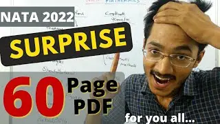 NATA 2022 SURPRISE | 60 Pages PDF for you all... 🔥🔥