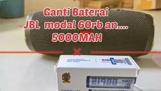 Ganti Baterai Speaker JBL Charge 3 ori murah 60rb an | Menghilangkan suara sember pada speaker Jbl