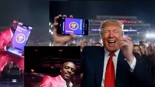 Akon Right (Na na na ) & Trump at Grand Finale of Pi's Open Network Lunch#pinetwork