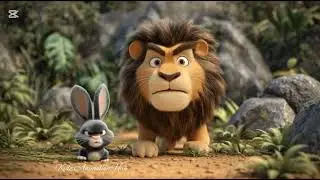 The Clever Rabbit and the Angry Lion #LifeLesson#MoralLesson