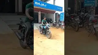 taking delivery of Bajaj Pulsar 125 black blue bs6 #shortsvideo #bajaj #reels #youtube