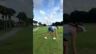 When you find the center face 🫣😝 #caddieissues #golf