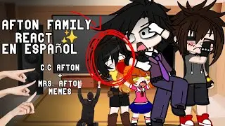Afton family react to the future// parte 2-C.C Afton// ESPAÑOL// Gacha club// ဣ Ýųķî—Wøřłđ ဣ