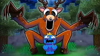 99 NOCHES en THE FOREST de Minecraft. (Rainbow Friends vs. 99 Noches)