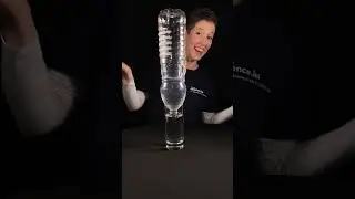 Amazing Science Trick💥 Water Stays in the Upside-Down Bottle! 💦