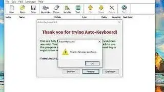 How to Register Auto keyboard 9.0 for free in PC | codes in Desc!