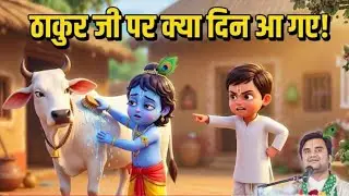 Thakurji ka Bal Bhakt Dhannaji Krishna Leela - Indresh Ji Maharaj Katha#krishnaleela @Samutoons 