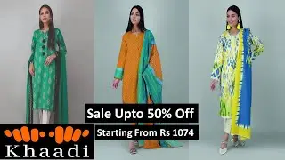 Khaadi Unstitched 2pc or 3pc Collection 23th March 2022|Khaadi Sale upto 50% off 2022|SF Life Diary