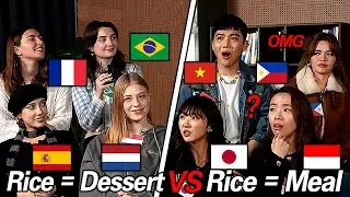 Asian Are Shocked By Western Rice Eating Method! l Cultural Differenecs between Asia and Western!