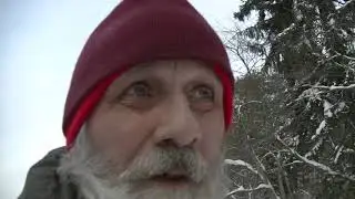 Лыжная прогулка по лесу и реке Дубне близ пос. Вербилки. Видеокамера JVC GZ-R445BE  17.02.2021