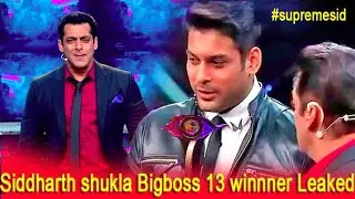 #BiggBoss13 Winner  @Siddharth Shukla | #SupremeSid | #salmankhan |