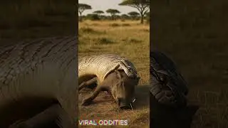 Snake attacking the wild boar #animalshorts #wildliferescue #animalattack