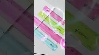 Flexible N Bendable Ruler For Kids 📏 #shorts #shortvideo #short #stationery #ruler #youtubeshorts