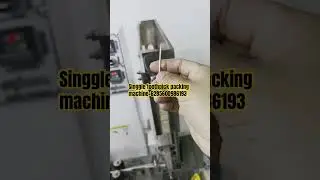 Singgle toothpick packing machine #toothpick #viralvideo #shorts