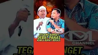 SERU !! DEBAT sengit KDM dan BUPATI BEKASI #dedimulyadi #kdm #bapakaing
