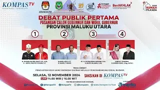🔴LIVE - DEBAT PUBLIK CALON GUBERNUR DAN WAKIL GUBERNUR MALUKU UTARA 2024