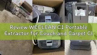 Review WECLEAN C1 Portable Extractor for Couch and Carpet Cleaner Upholstery Cleaner for Deep Cleani