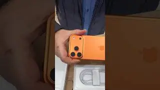 Распаковка новенького iPhone 17 Pro Max в цвете  Cosmic Orange 🍊