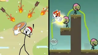 GRAB CRAZY Game All Levels | Most Addictive Mobile Game VS ATTACK DRAW LINE - Viral Gameplay