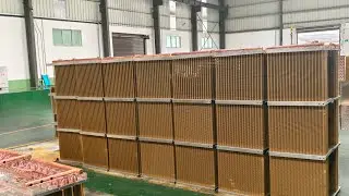Fin Production for Cold Storage Evaporators | High Precision Fin Press Line by SINOAK