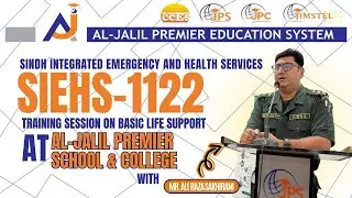 Training session on basic life support delivered by Sindh Integrated and health services-SIEHS-1122 