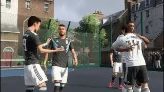 FIFA 20 Gameplay - Volta Football 4v4 Rush - Germany vs Argentina @ London (Walls) &ndash; FIFA 20 PS4