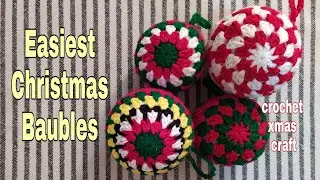 ക്രിസ്മസ് ബബ്ൾസ് ഏറ്റവും എളുപ്ത്തിൽ |christmasbauble|crochetmalayalamwithenglishsubtitles|DIY