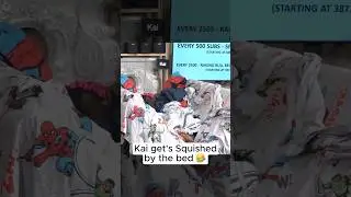 Kai's bed malfunctioned 😂🛏️ #kaicenat #kaimafia #shorts #streamerclips