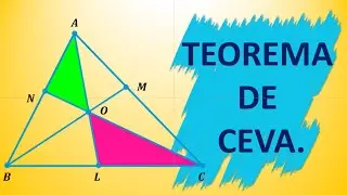 TEOREMA DE CEVA. (Demostración)