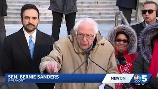 Bernie Sanders supports striking New York City nurses alongside Mayor Zohran Mamdani