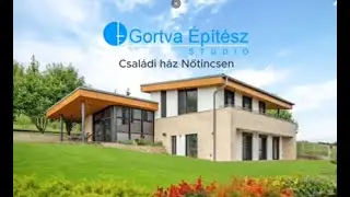 Nőtincsi csal&aacute;di h&aacute;z tervez&eacute;se - Gortva &Eacute;p&iacute;t&eacute;sz St&uacute;di&oacute;