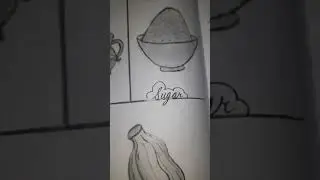 Sources of carbohydrates drawing #drawing #easy #shorts