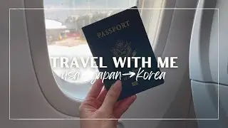TRAVEL WITH ME TO KOREA | 14hr layover in Japan | VLOG