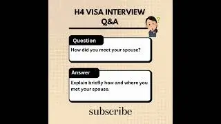 H4 Visa Interview Made Easy | Must-Know Guide! #h4visa #viralvideo #fromandhratoamerica #usa