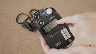 how to use a sekonic exposure meter