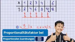 Proportionalitätsfaktor| Proportionale Zuordnungen| Einfach erklärt
