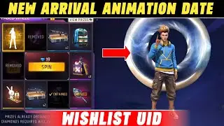 Next Arrival Animation 🥶 Free Fire || Jujutsu Kaisen Event 🤑 New Arrival Animation || Wishlist UID
