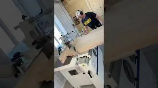 Cutting breadboard tenons in one pass with the ​⁠@whitehillspindletools combi cutter